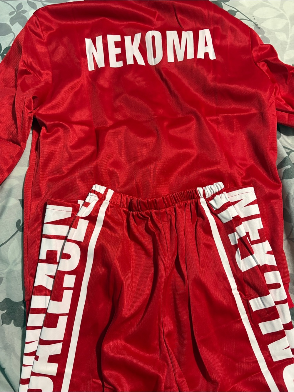 Haikyu Nekoma tracksuit cosplay